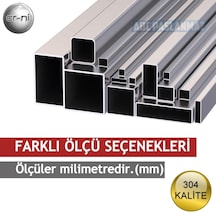 Paslanmaz Çelik Profil Satine Yüzeyli 304 Kalite (Ölçü Seçiniz)