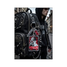 Owl Bag Berserk Desenli Charmlı Acrylic Anahtarlık Çanta Süsü Mıx