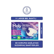 Moly Bel Bantlı Hasta Bezi 7 Damla XL 80 x 30'lu