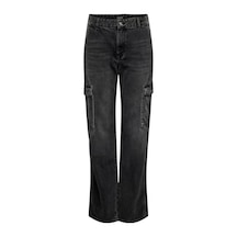 Only Onljune High Waist Kadın Denim Pantolon 15315738 Siyah