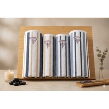 Modern Marıner Gri-bej Best Set Hamam Takımı