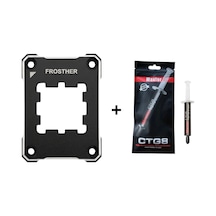 Frosther Amd Soketli İşlemciler İçin Siyah Güçlendirme Kiti +maxtor Ctg8-2g 12.8w/mk Termal Macun