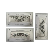 Airbrush Tattoo Taşlı Yapıştırma Dövme 3'lü Set13