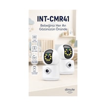 Int-cmr41 2mp Çift Lens Bebek Kamerası 2 Yönlü Ses, Mobil Uygulama Destekli Güvenlik Kamerası - 825457699