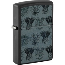 Zippo Harley Davidson Black Light Çakmak Yeni Model 084852