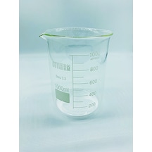 Cam Beher Dereceli Borosilikat 1000ml - 2 Adet