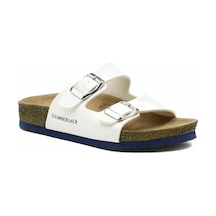 Lumberjck Erkek Mendy Günlük Havuz Plaj Deniz Terlik - Beyaz - 42 Beyaz