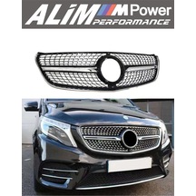 Mercedes-benz Vito W447 2016 2019 Diamond Krom Ön Panjur Böbrek Seti