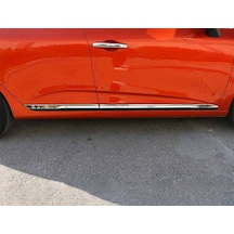 Renault Clio 5 Krom Yan Kapı Çıtası 4 Parça 2019 ve   Sonrası