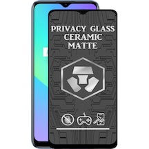 Realme C25 ile Uyumlu Tam Kaplayan Mat Seramik Hayalet Ekran Koruyucu