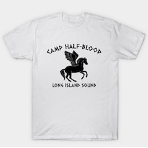 Camp Half Blood Long Island Sound Baskılı T-Shirt Çok Renkli