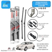 Alfa Romeo Mito 2008-2016 Ön Sağ-sol Silecek Bosch Aeron Eco 650mm/380mm