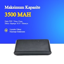 Fakir Wd 7 Pure Clean Dikey Süpürge 3500 Mah 28.8 V Batarya  Uyumlu Uzun Ömürlü, Yüksek Performans Pil