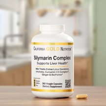 California Gold Nutrition Silymarin Complex Milk Thistle 360 Vegg