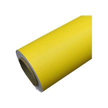 Sarı Karbon Kaplama Folyosu 127 Cm X