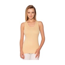 6 Adet Gümüş Bayan Renkli Ribana Düz Biye Geniş Askılı Atlet 4024 001