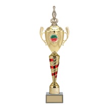 Odak Kupa - Figürlü Kupalar - Bowling / Labut Figürlü Kupalar Fg-084 B - 60 Cm Altın - Beyaz