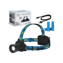 Watton Cree P360 - 12,000 Lümen Şarjlı Kafa Lambası Watton Wt-627 Siyah