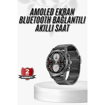 Mey İthalat Erkeklere Özel Akıllı Saat Çelik Kordon Bluetooth Bağlantılı İos Ve Android Uyumlu
