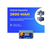 İhome Nova İhrv6-blk 2600 Mah 14.4v Robot Süpürge Batarya