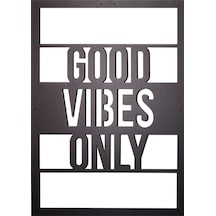 Good Vibes Only Metal Duvar Tablosu