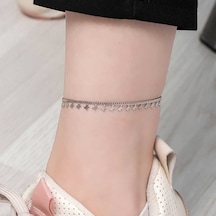 925 Ayar Gümüş Kelebek Halhal Çok Renkli