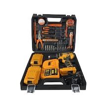 Staxx Power STX1070MB Kömürsüz Motor 58 V Samsung Çift Akülü Darbeli Matkap + 30 Parça