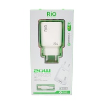 Riotech 20w Hızlı Şarj Adaptörü Ve Usb-c Kablosu