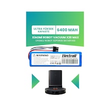 Xiaomi Robot Vacuum X20 Max Batarya 6400mah Pil Robot Süpürge Bataryası Bhr9220eu