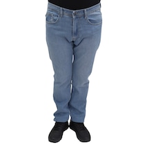 Hacker Jeans Hacker Dmctekstil Erkek 1010 Yüksek Bel Normal Kesim Boru Paça Jean Pantolon Açık Mavi