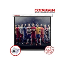 Codegen Ex18 180X180 Motorlu Projeksiyon Perdesi