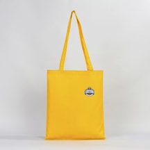 Nba Eastern Logo Sarı Gabardin Bez Çanta