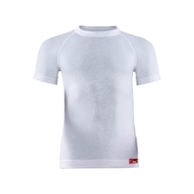 Blackspade 9267 Kids Beyaz Sıfır Yaka Kısa Kol Thermal