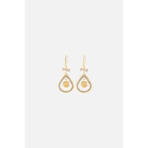 Damla Sallantı Küpe Gold