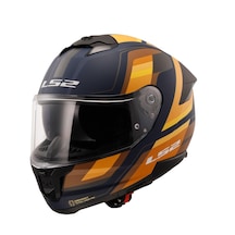 Stream 2 Mat Blue Orange Fullface Kask Mavi - Turuncu