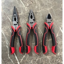 Kc Tools Çelik Çok Amaçlı Fit Pense Seti 180mm Pense Yankeski Kargaburun 3lü Diğer