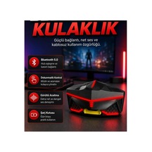 Bluetooth 5.0 Kablosuz Kulak İçi Kulaklık Dokunmatik Kontrollü Gürültü Engelleme 00