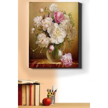 Webstyle Sayılarla Boyama Seti Kasnaklı Vazodaki Şakayıklar 60 X 75 Cm