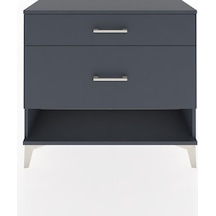 Arges Şifonyer 2 Çekmeceli 88x30x80 Antrasit-antrasit Antrasit