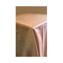 Bal Köpüğü Kadife Okey Masa Örtüsü 135x135cm Turuncu