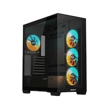 Gigabyte C500 Panoramic Stealth Glass Usb 3.0 Type-c Siyah Atx Mid Tower Kasa