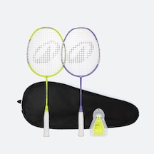 Kuıkma Çocuk Badminton Raketi - Sarı/mor - Br 190 Sensation Kid Set