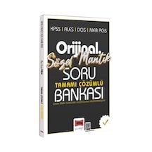 Yargı Yayınları Kpss Ales Dgs Meb Ags Orijinal Sözel Mantık Tamamı Çözümlü Soru Bankası