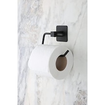 Banyo Yapışkanlı Siyah Kare Açık Tuvalet Kağıtlığı Wc Kağıtlık Tuvalet Kağıdı Askısı Acı Kahve