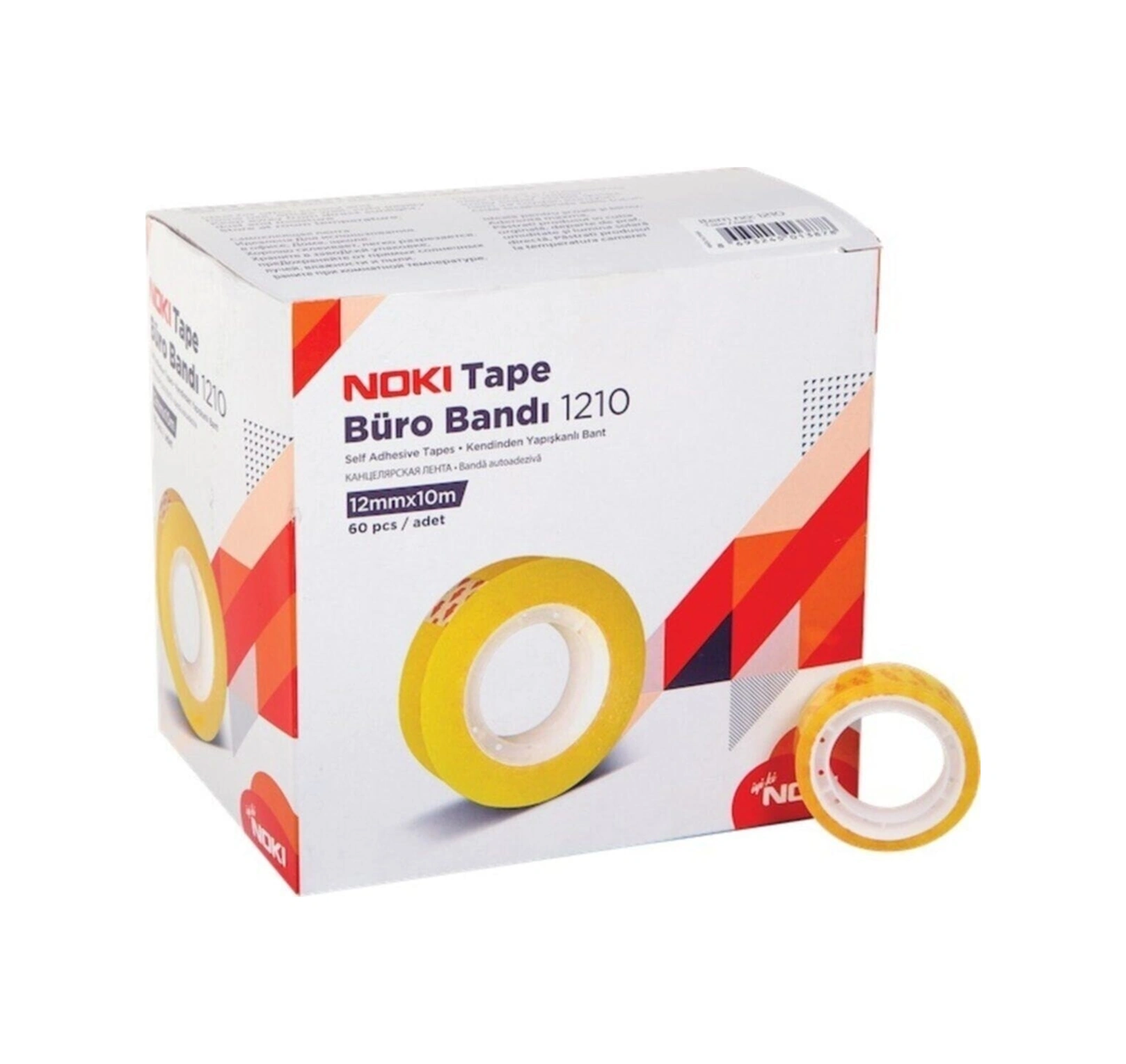 60 Lı Paket Selefon Bant Büro Bandı - 12mm X 10 Metre Diğer