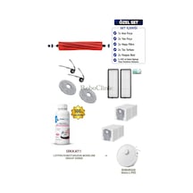 Roborock Qrevo L Pro / Roborock Qrevo L Robot Süpürge Uyumlu Fırça, Filtre, Mop, Toz Torbası, Deterjan Yedek Parça Aksesuar Seti
