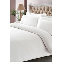 Taç Premium Basic King Size Nevresim Takımı Stripe Beyaz (498625127) Beyaz