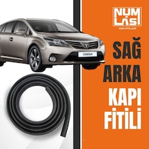 Toyota Avensis Station Wagon 2010-2014 Sağ Arka Kapı Fitili-a Kalite-numlas-nm5624