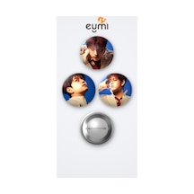 Stray Kids Karma Albüm Hooray Versiyonu Seungmin 3'lü Metal Rozet Seti 58mm İğneli Buton Çanta Yaka Rozeti Çok Renkli 28606655
