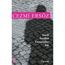 Kendi Kendine Konuşmaktır Aşk Cezmi Ersöz Tekin Yay 9789944610032
